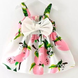 Girls lemon dress size 6m